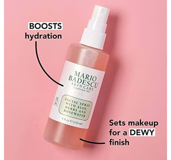 Mario Badescu Facial Spray With Aleo, Herbs and Rosewater 4oz