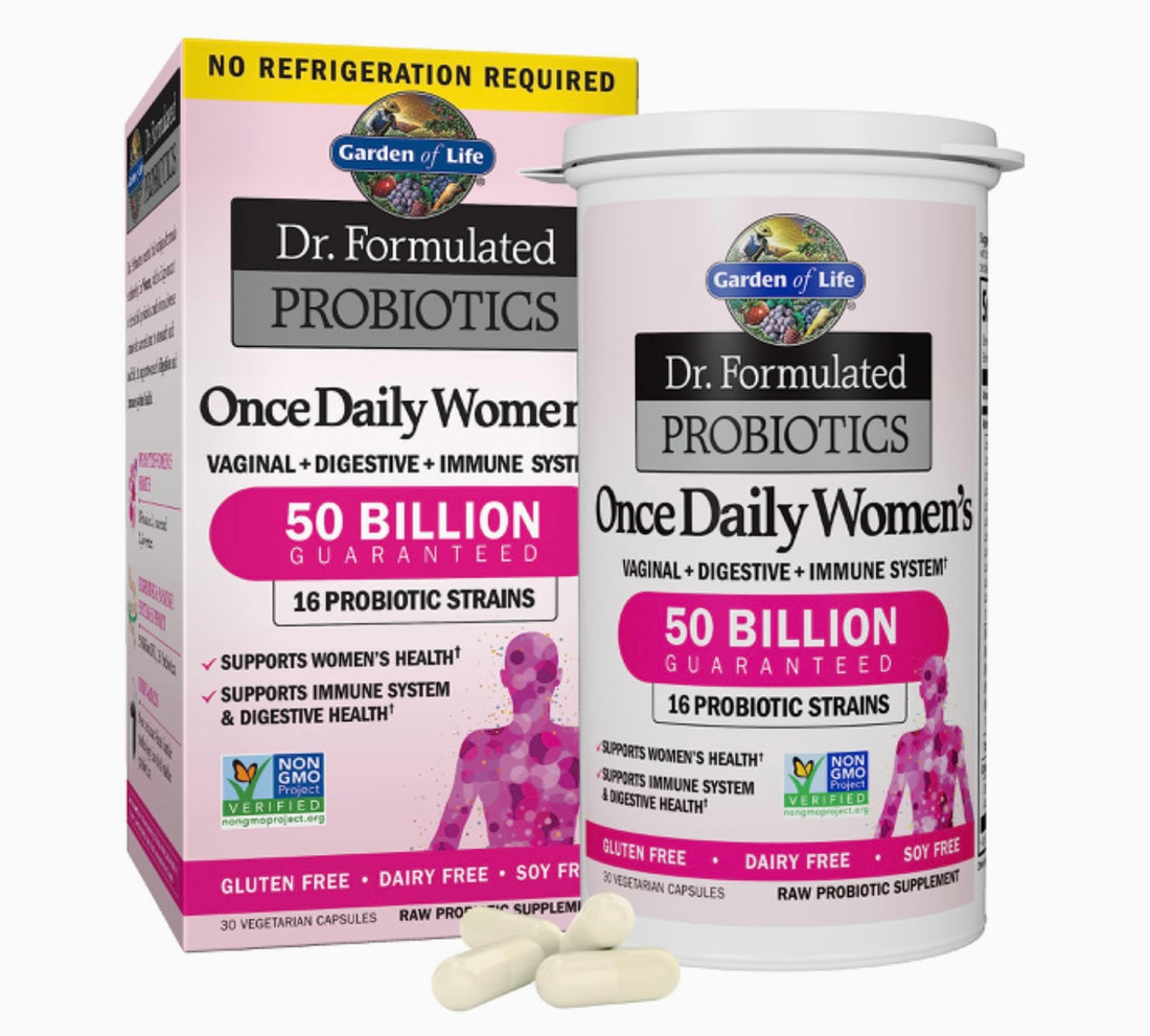 Garden of Life, Dr. Formulated Women's Probiotics Once Daily, 16 Strains, 50 Billion, 30 Count. Expires 05/26