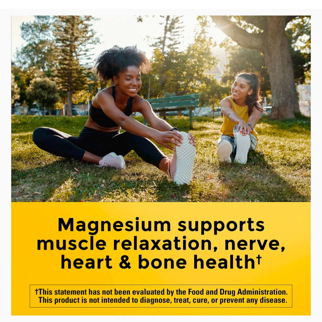 Nature Made Magnesium Glycinate 200 mg per Serving, Magnesium Supplement for Muscle, Heart, Nerve and Bone Support, 60 Magnesium Bisglycinate Capsules, 30 Day Supply