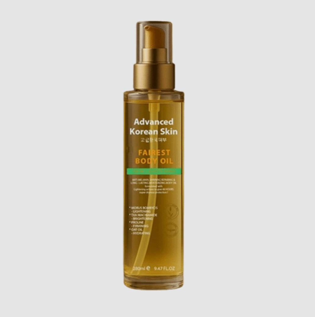 Advanced Korean Fairest Skin Lightening Body Oil – 280ml
