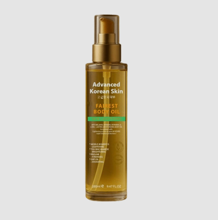 Advanced Korean Fairest Skin Lightening Body Oil – 280ml