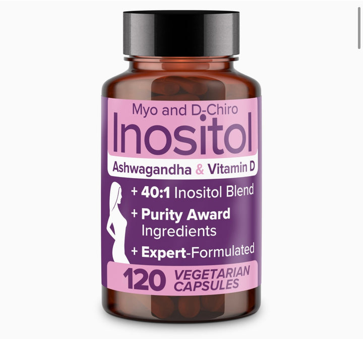 Intimate Rose Myo-Inositol & D-Chiro Inositol Supplement - 40:1 Blend + Vitamin D3 + Ashwagandha