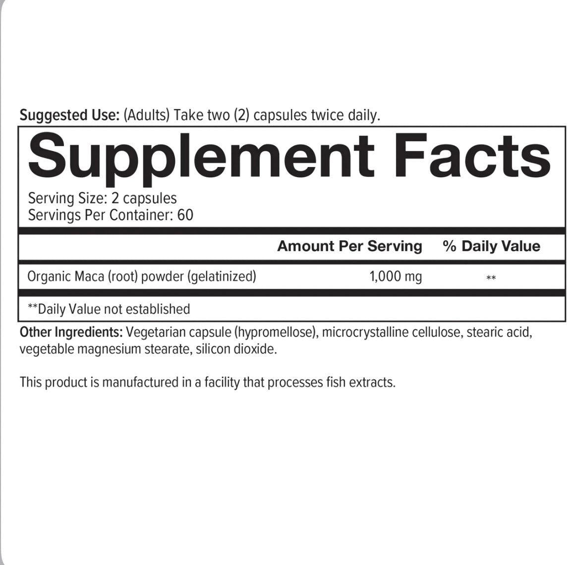 Youtheory men's maca root 120caps. Expires 11/27