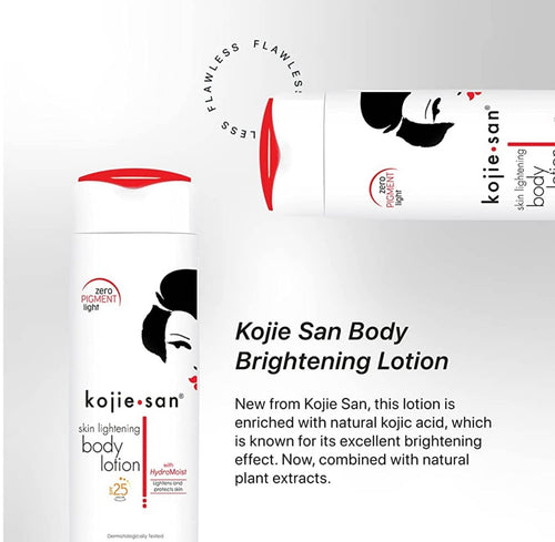 Kojie San Skin Lightening Body Lotion SPF 25 (250ml Bottle)
