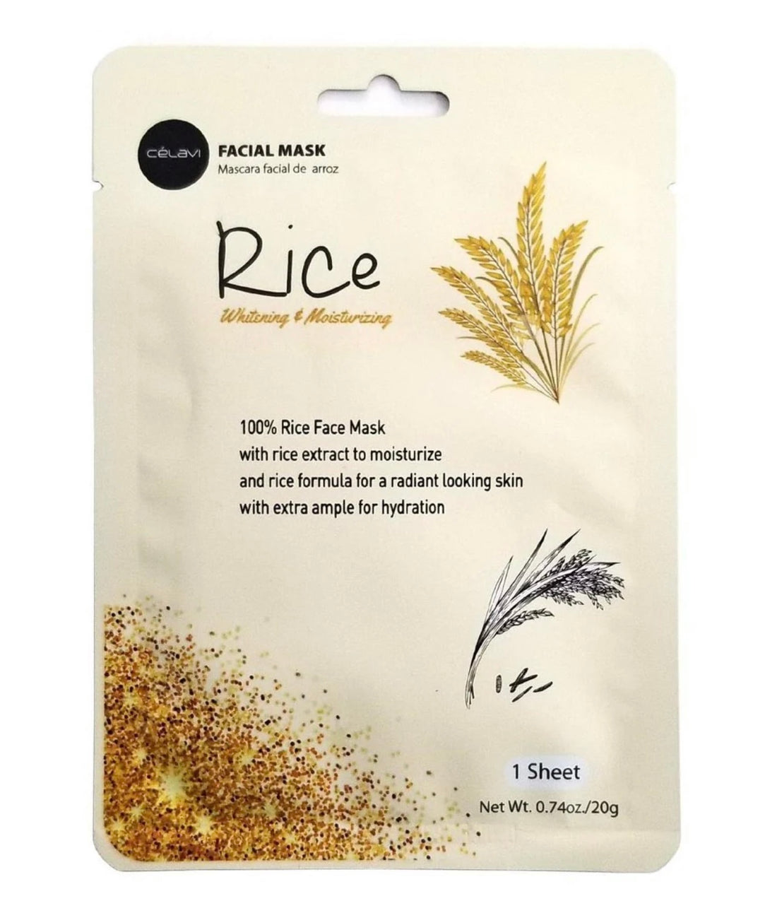 Rice Facial Sheet Mask