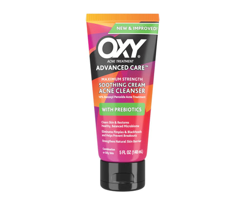 Oxy Soothing Cream Acne Cleanser With Prebiotics